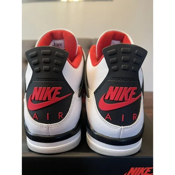 Air Jordan 4 Retro Fire Red Shoes