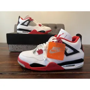 Air Jordan 4 Retro Fire Red Shoes