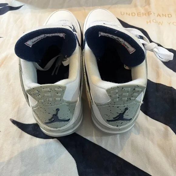 Air Jordan 4 Retro Midnight Navy Basketball Shoes
