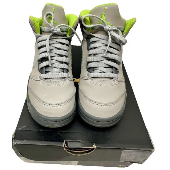 Air Jordan 5 Retro Green Bean Grey Size 2.5C / DQ3735-003