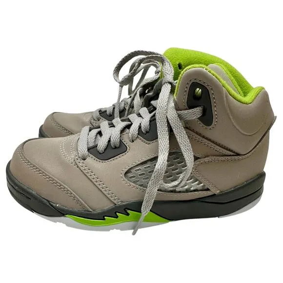 Air Jordan 5 Retro Green Bean Grey Size 2.5C / DQ3735-003