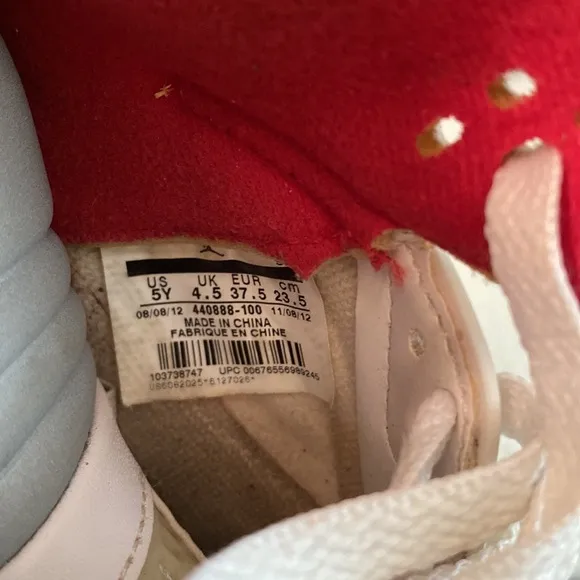 Air Jordan 5 Retro GS Fire red shoes 440888-100