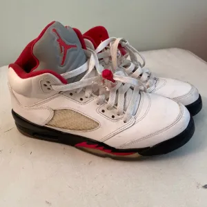 Air Jordan 5 Retro GS Fire red shoes 440888-100