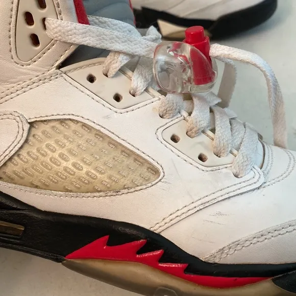 Air Jordan 5 Retro GS Fire red shoes 440888-100