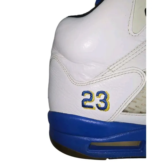 Air Jordan 5 Retro Mens Laney 2013 OG Shoes Size 12 Basketnall 136027-189