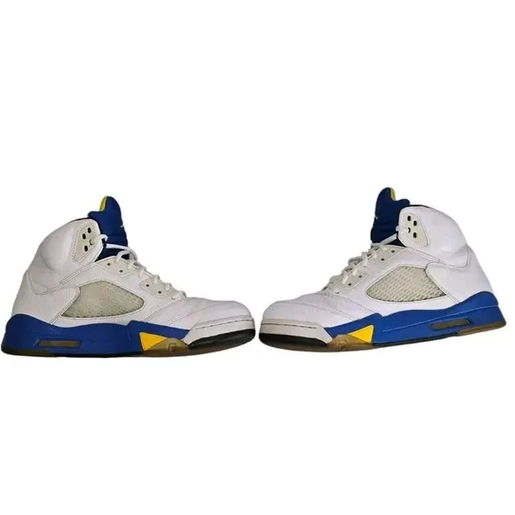 Air Jordan 5 Retro Mens Laney 2013 OG Shoes Size 12 Basketnall 136027-189