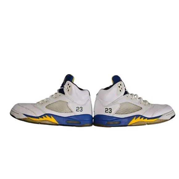 Air Jordan 5 Retro Mens Laney 2013 OG Shoes Size 12 Basketnall 136027-189