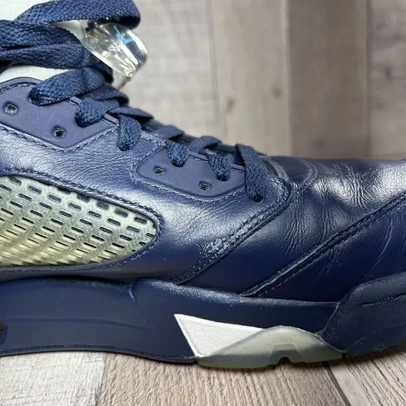 Air Jordan 5 Retro Mens Pre Grape Basketball Shoes Sneaker Midnight Blue Sz 10.5