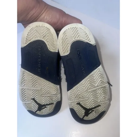 Air Jordan 5 Retro Navy Blue Toddler Baby Kids Sneakers Athletic Shoes Sz 10 TD