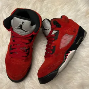 Air Jordan 5 Retro Raging Bulls Nike Sneakers Shoes Size 5Y