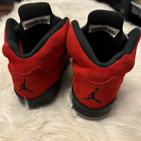 Air Jordan 5 Retro Raging Bulls Nike Sneakers Shoes Size 5Y