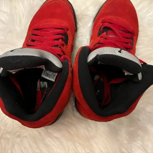 Air Jordan 5 Retro Raging Bulls Nike Sneakers Shoes Size 5Y