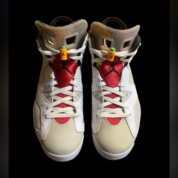 Air Jordan 6 Retro Mid Hare Sneakers