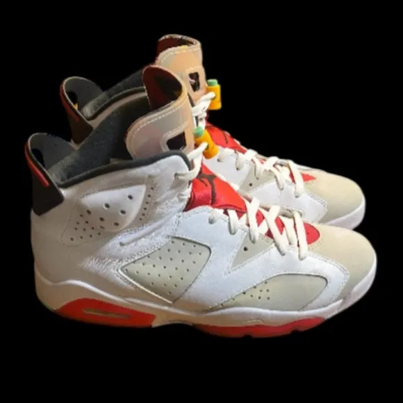 Air Jordan 6 Retro Mid Hare Sneakers