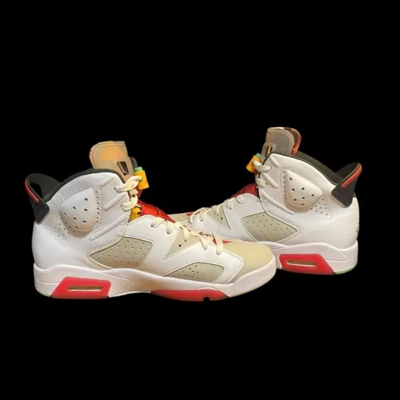 Air Jordan 6 Retro Mid Hare Sneakers