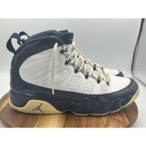 Air Jordan 9 Retro UNC Shoes Sneakers Men’s 10.5 White Obsidian Blue Basketball