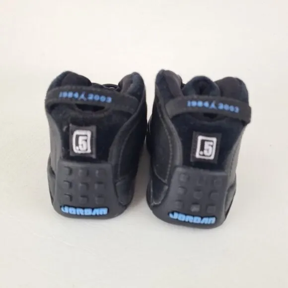 Air Jordan Baby Retro INFANTS Boys Shoes Black Sneakers Size 6 C