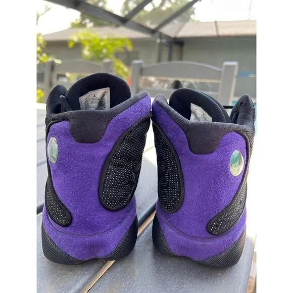Air Jordan Men 13 Retro Court Purple Black Sneaker Size 11