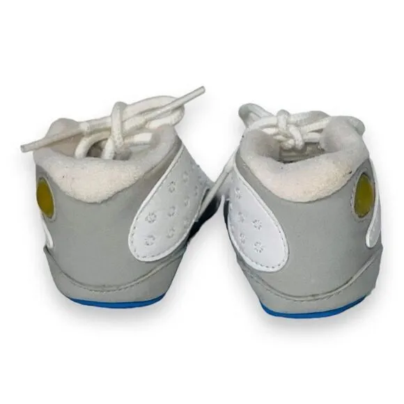 Air Jordan Retro 13 XIII 2004 White / Grey / University Blue 310274-103 Infant 2