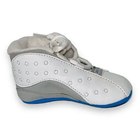 Air Jordan Retro 13 XIII 2004 White / Grey / University Blue 310274-103 Infant 2