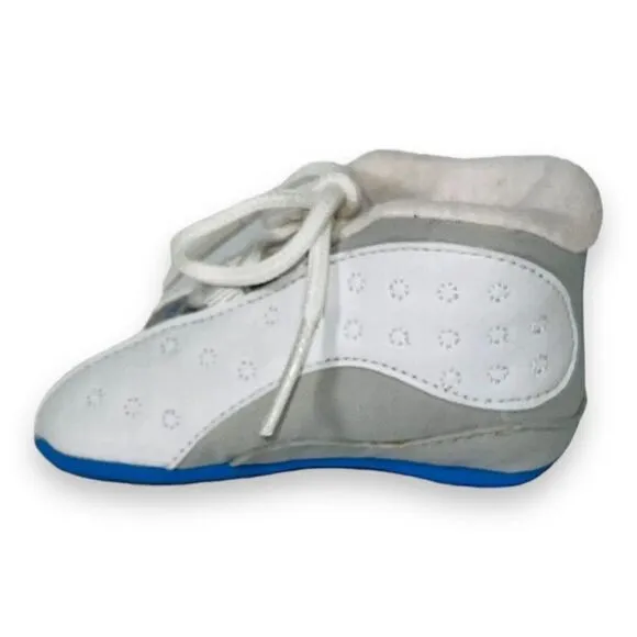Air Jordan Retro 13 XIII 2004 White / Grey / University Blue 310274-103 Infant 2