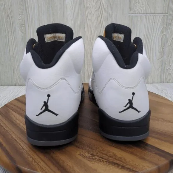 Air Jordan Retro 5 V Olympic Gold Megal 2016 Men's Size 13 Athletic Shoes