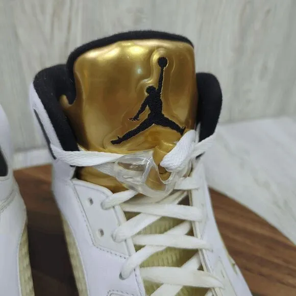 Air Jordan Retro 5 V Olympic Gold Megal 2016 Men's Size 13 Athletic Shoes