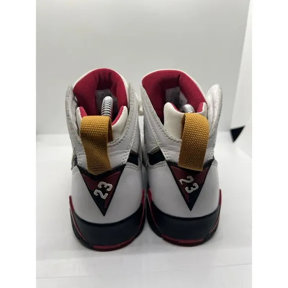 Air Jordan Retro 7 Cardinals GS Youth Size 7Y White Red Athletic Shoes Sneakers