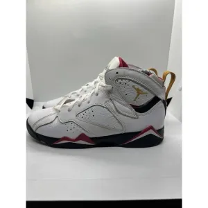 Air Jordan Retro 7 Cardinals GS Youth Size 7Y White Red Athletic Shoes Sneakers
