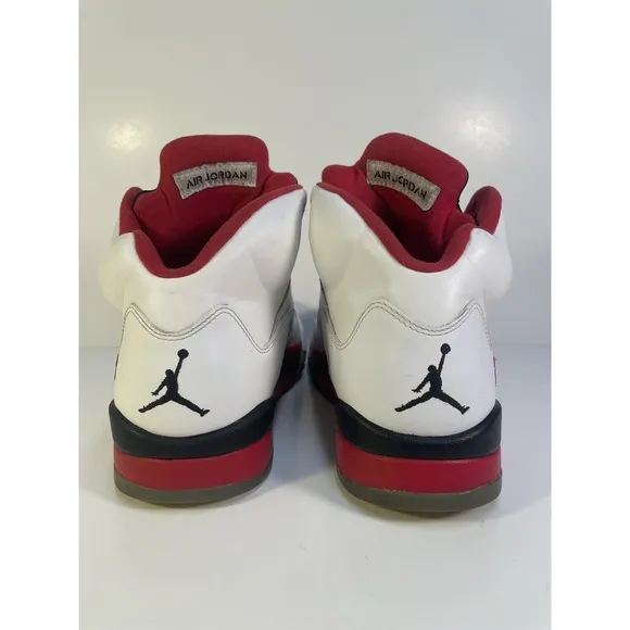 Air Jordan Retro V 5 Fire Red Black Tongue 2013 136027-120 Men's Size 8 No Box