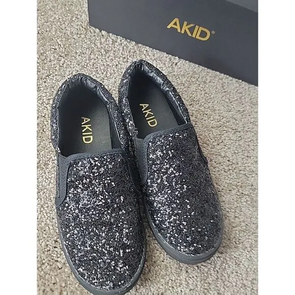Akid Silver Dazzle Moccassin‎ Shoes 3y  Brown
