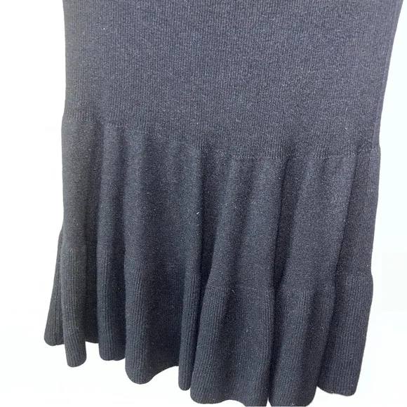 Alain Manoukian Vintage Drop Waist Wool Blend Ruffle Skirt