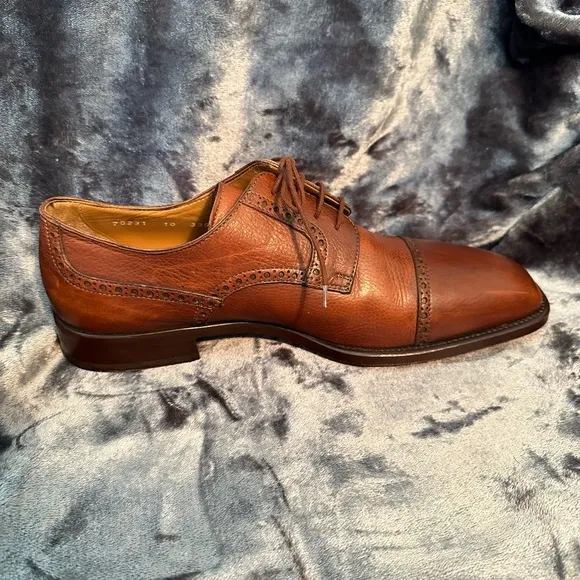 Aldo Brue Mens Cap Toe Oxford Dress Shoe. Size 10.