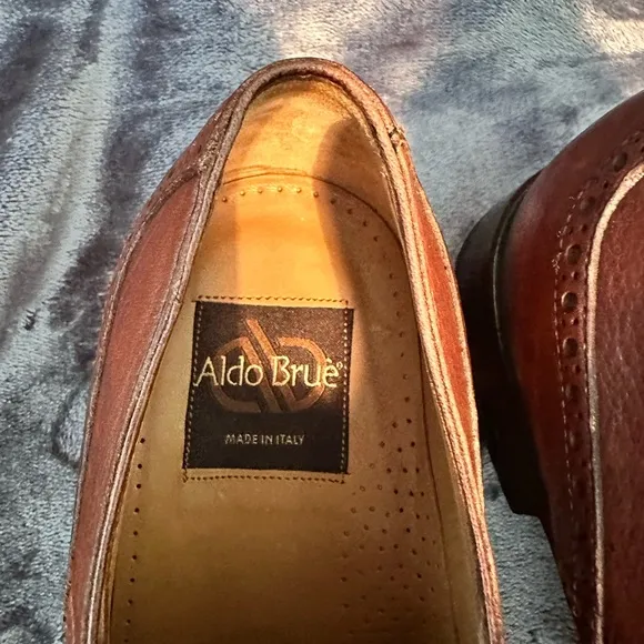 Aldo Brue Mens Cap Toe Oxford Dress Shoe. Size 10.