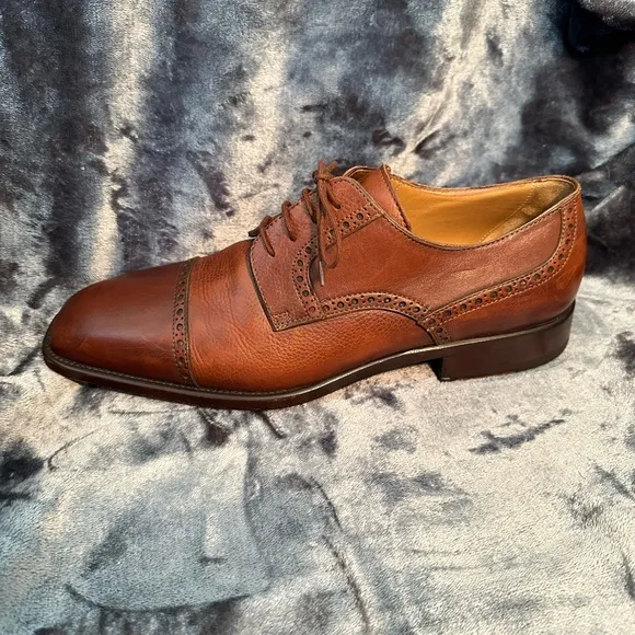 Aldo Brue Mens Cap Toe Oxford Dress Shoe. Size 10.