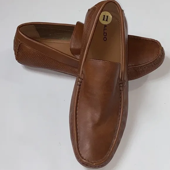 ALDO MEN DRESS MOCASINES SHOES SIZE 11
