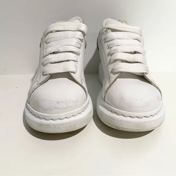 Alexander McQueen Platform Sneakers Gray White Size 12 Toddler‎