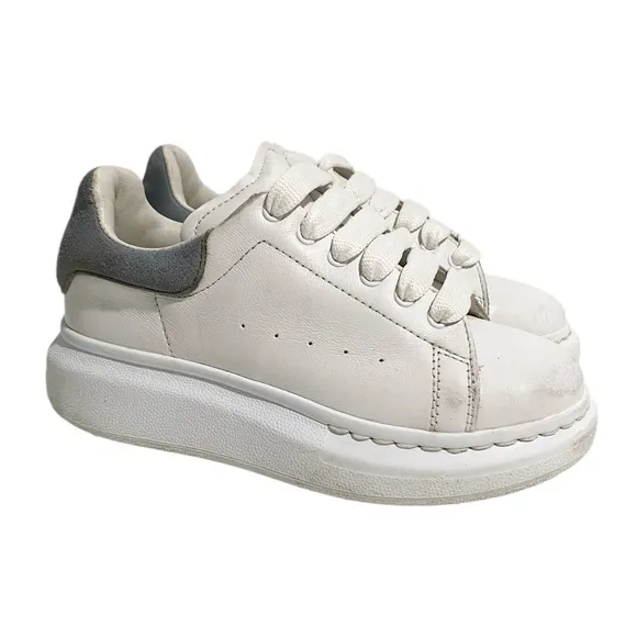 Alexander McQueen Platform Sneakers Gray White Size 12 Toddler‎