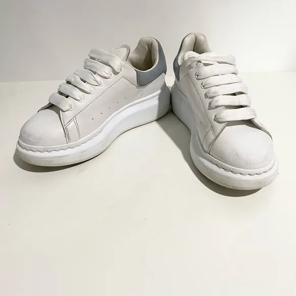 Alexander McQueen Platform Sneakers Gray White Size 12 Toddler‎