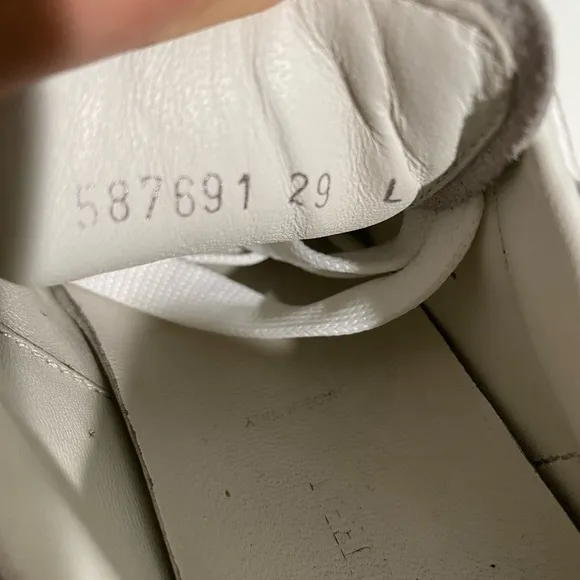 Alexander McQueen Platform Sneakers Gray White Size 12 Toddler‎
