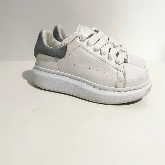Alexander McQueen Platform Sneakers Gray White Size 12 Toddler‎