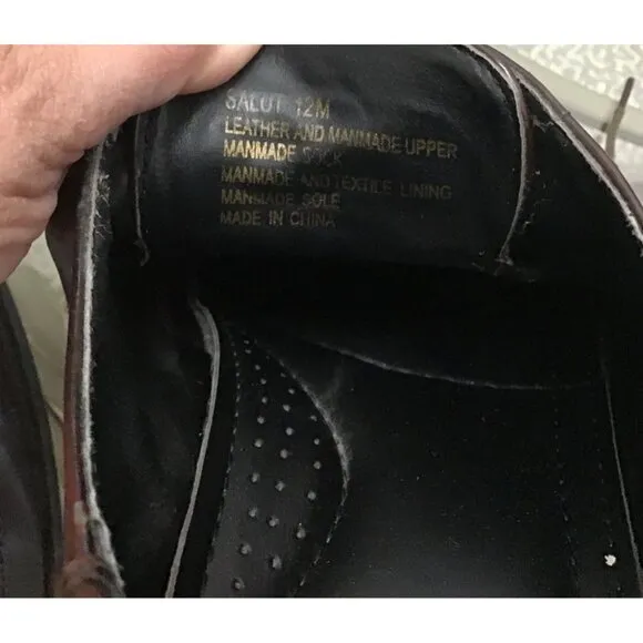 ALFANI LEATHER MENS DRESS SHOES SIZE 12