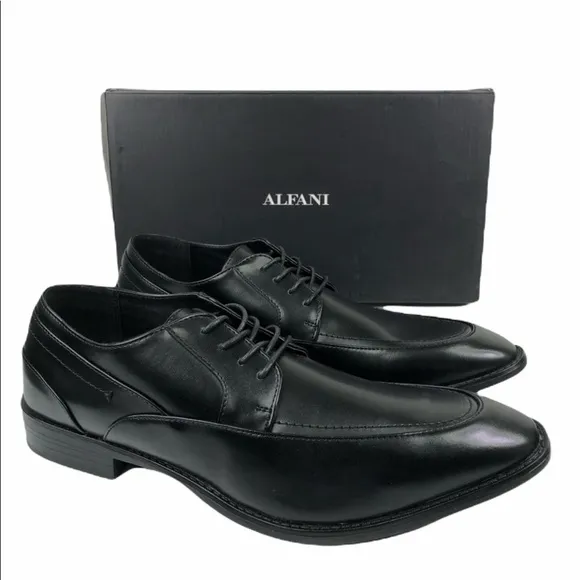 Alfani Sheldon Black Oxford Dress Shoes