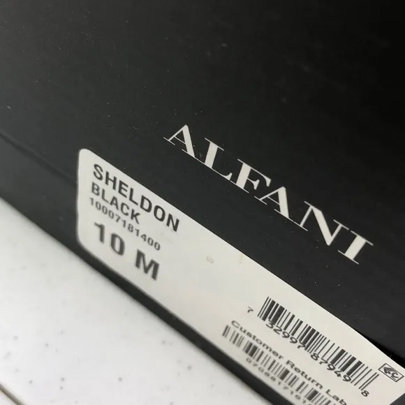 Alfani Sheldon Black Oxford Dress Shoes