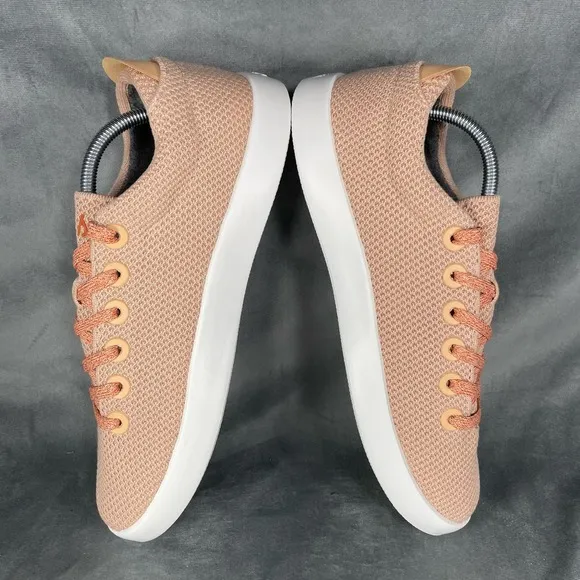 Allbirds Mens‎ Tree Piper Minimalist Shoes Sneakers Peach White Size 11