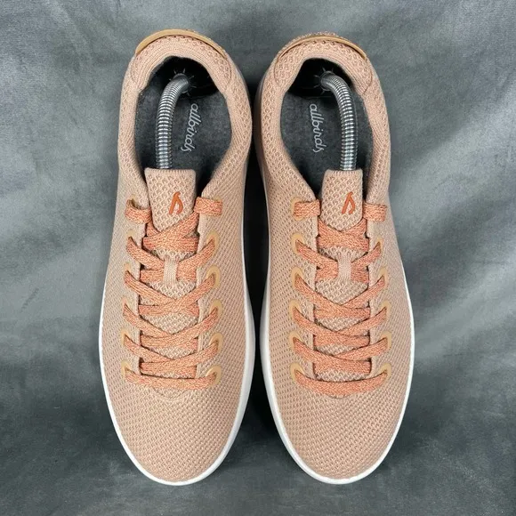 Allbirds Mens‎ Tree Piper Minimalist Shoes Sneakers Peach White Size 11