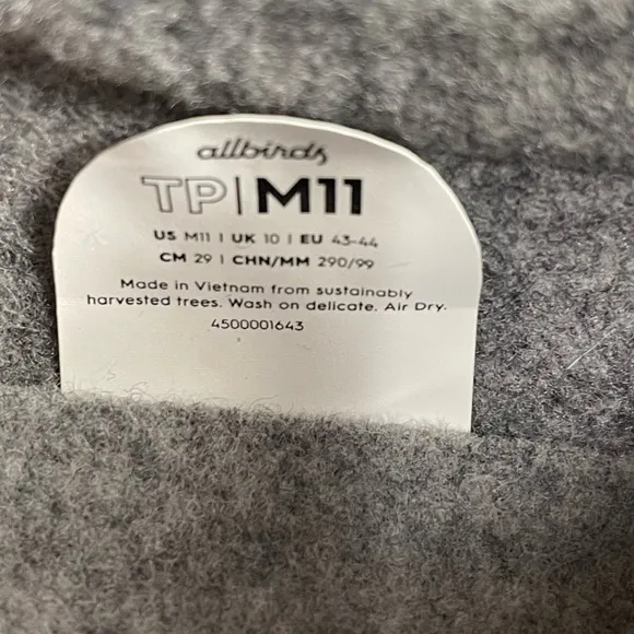 Allbirds Mens‎ Tree Piper Minimalist Shoes Sneakers Peach White Size 11