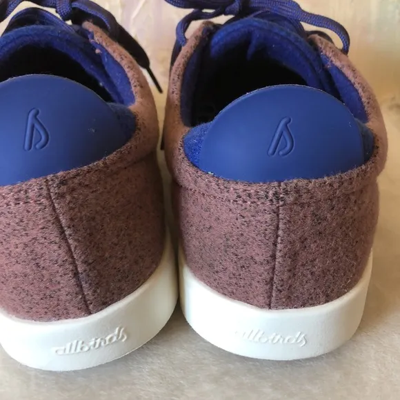 Allbirds Men's Wool Piper  Sneakers - Brown and Blue Great condition size -10