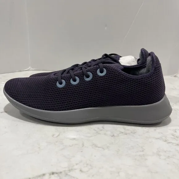 ALLBIRDS Tree Runner Mens 10 Sneakers Shoes Thunder Purple Comfort Casual NWB