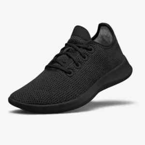 Allbirds Tree Runners All Black Sneakers Size W7 NWOB